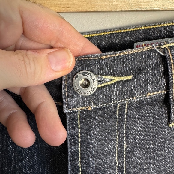 Vintage Buffalo Jeans Womens PINK-X Low-Rise Bootcut Jeans Gray/Black Sz 29 - Picture 2 of 16